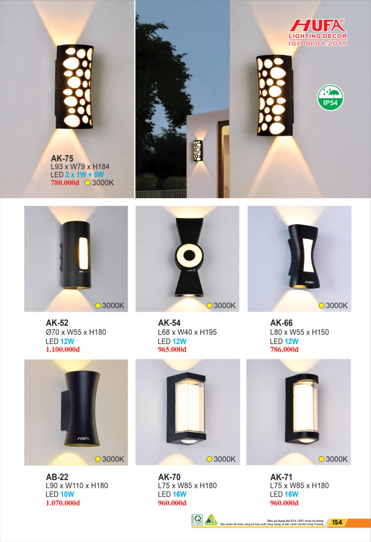 Bảng giá đèn LED HUFA 2026